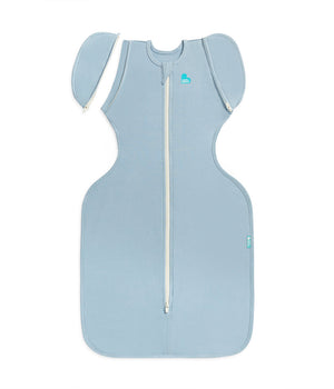 Transition Bag 0.2 TOG Cotton Soft Blue front with zip-off wings