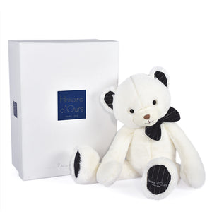 Histoire d'Ours Preppy Chic ivory bear with gift box