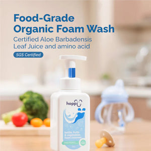 Hoppi Baby Bottle, Fruit, Vegetables Foam Cleanser 500ML
