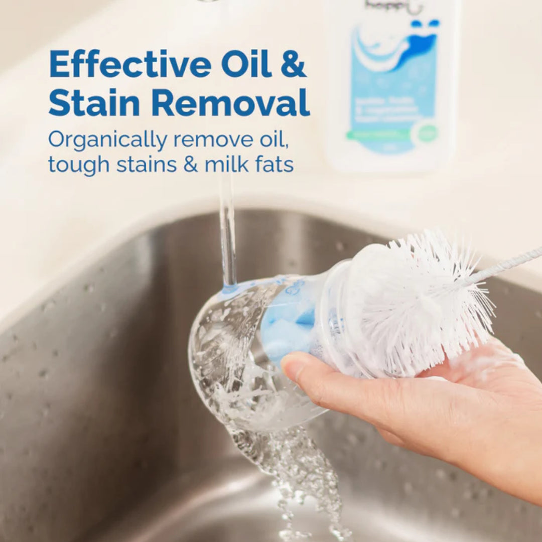 Hoppi Baby Bottle, Fruit, Vegetables Foam Cleanser 500ML