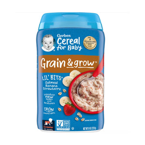 Gerber Lil' Bits Cereal Oatmeal Banana Strawberry 227g