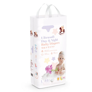 Iconic Babycare Ultrasoft Day & Night Baby Diapers (Tape) - image 5 - Happikiddo.com