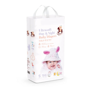Iconic Babycare Ultrasoft Day & Night Baby Diapers (Tape) - image 3 - Happikiddo.com