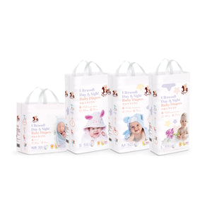 Iconic Babycare Ultrasoft Day & Night Baby Diapers (Tape) - Happikiddo.com