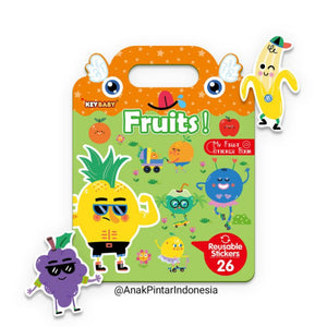 ELM Keybaby My First Sticker Book (Reusable Jelly Stickers)