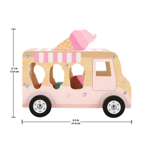 Fisher-Price Wooden Ice Cream Shape Sorter Set