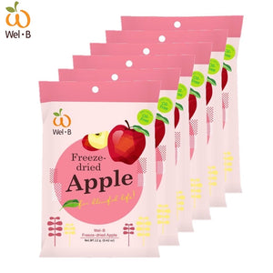 Wel-B Freeze Dried Apple bundle of 6 packs