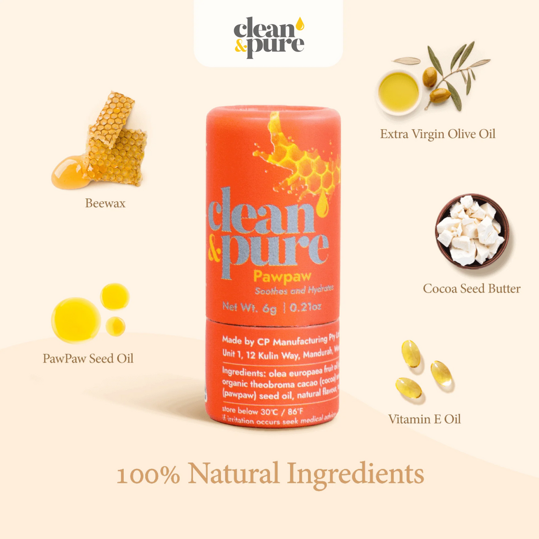 Clean & Pure Lip Balm 6gm