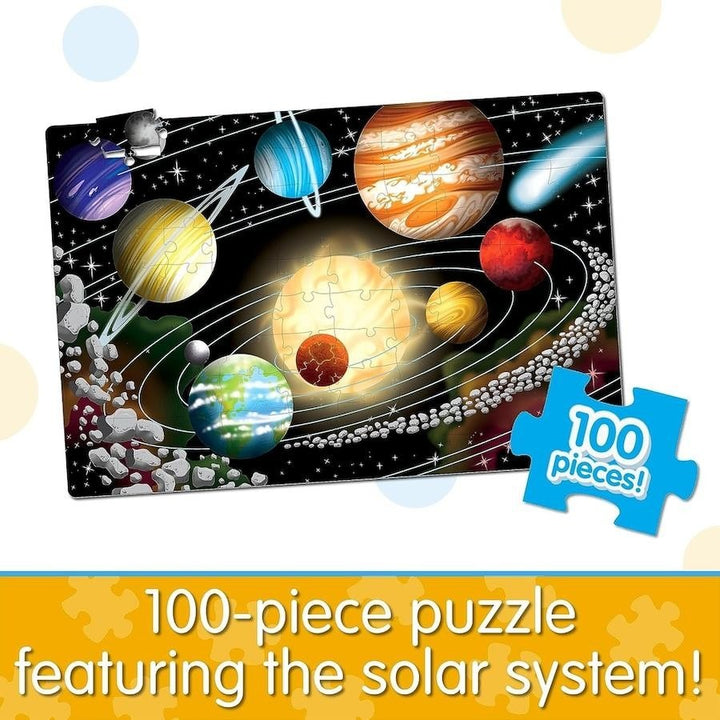 The Learning Journey Puzzle Doubles Glow in the Dark (100Pcs)