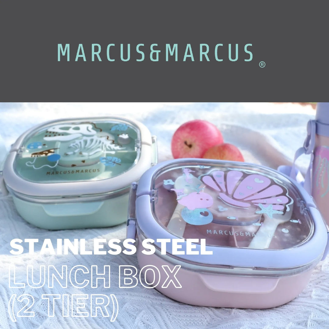 Marcus & Marcus - Stainless Steel Lunch Box (2 tier)