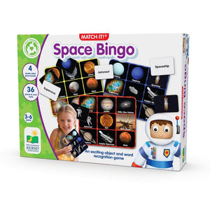 The Learning Journey Match It! Space Bingo