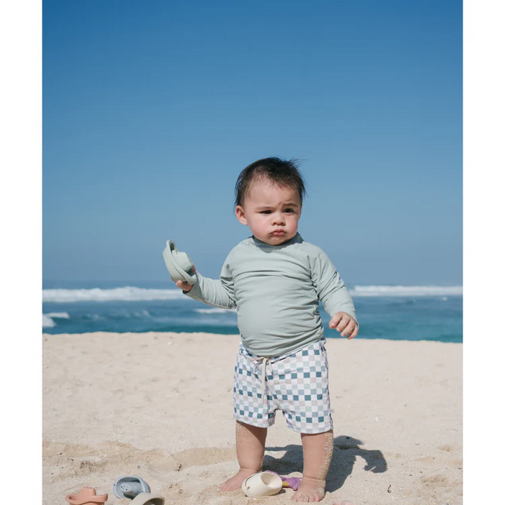Joey&Mom Check & Chill Swimwear Set