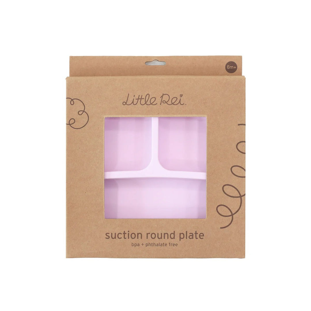 Little Rei Silicone Round Plate - Lilac