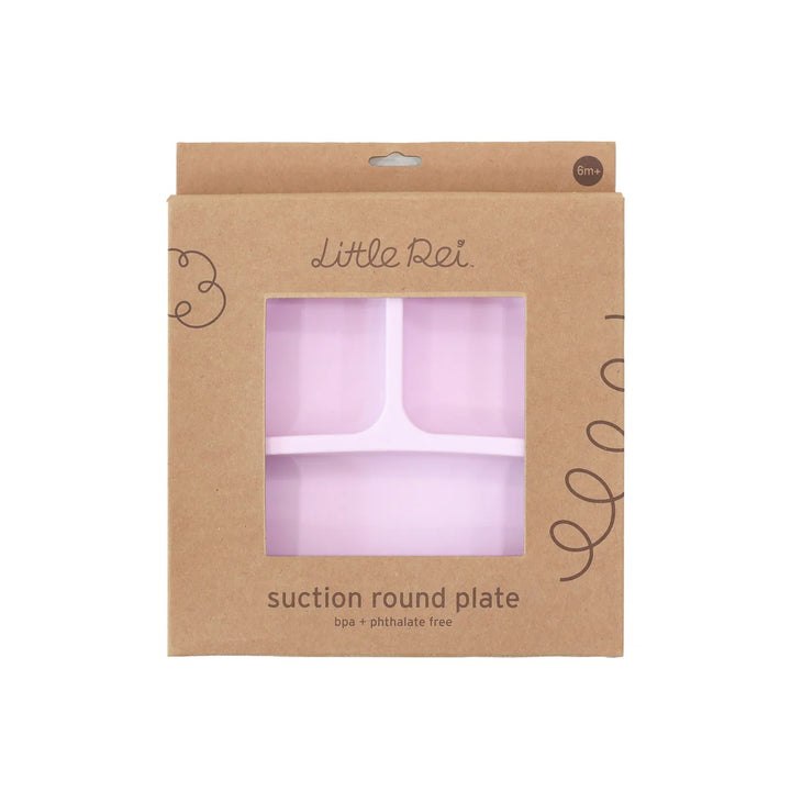 Little Rei Silicone Round Plate - Lilac