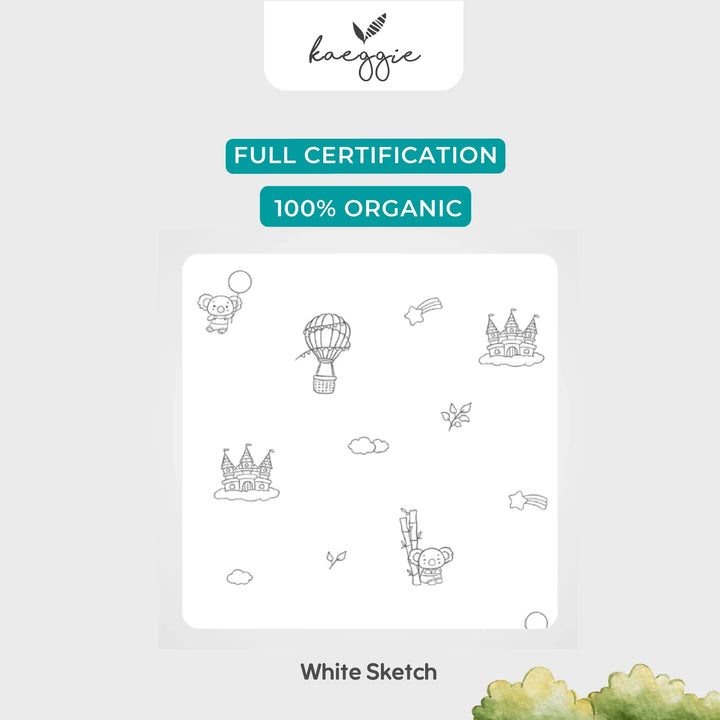 Kaeggie Organic Bamboo Hugging Pillow