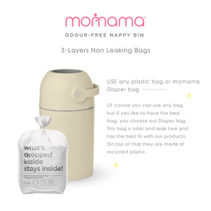 Momama Odour Free Nappy-Bin