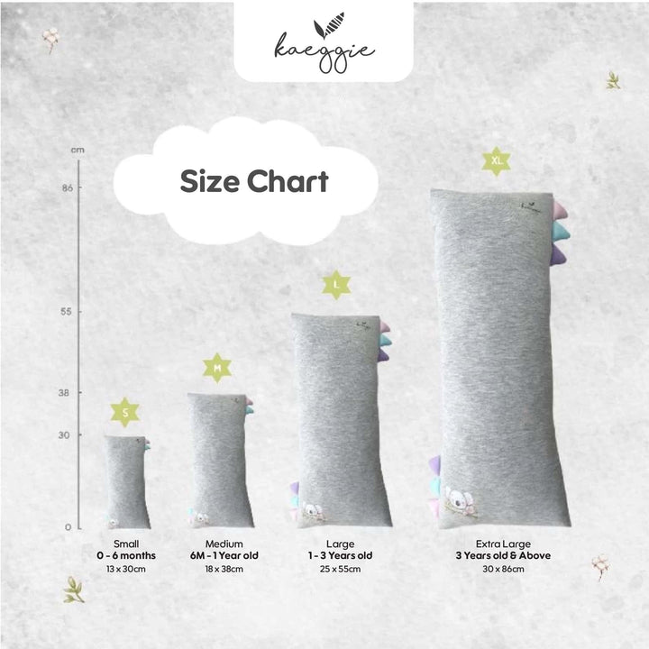 Kaeggie Organic Bamboo Hugging Pillow