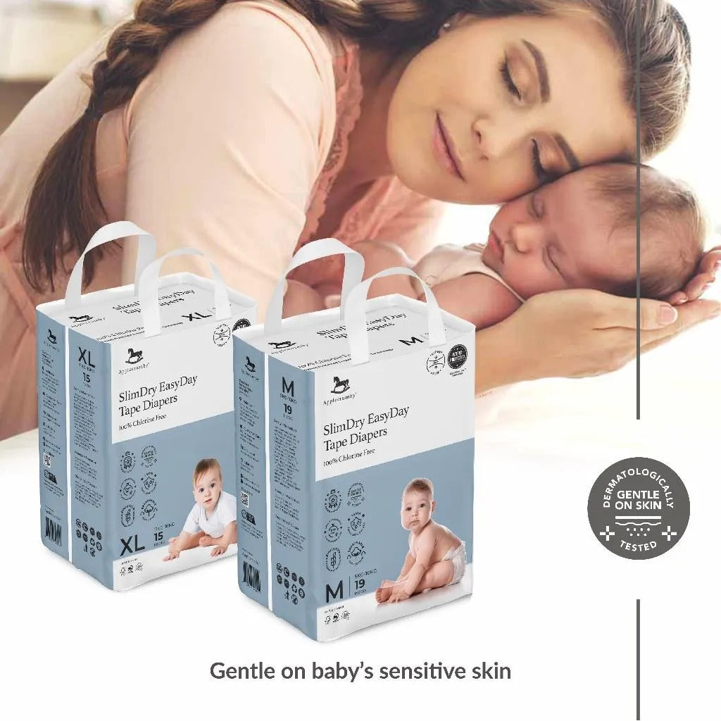 Applecrumby® Slimdry Easyday Pull Up Diapers (4 Mega Packs / 1 Carton)