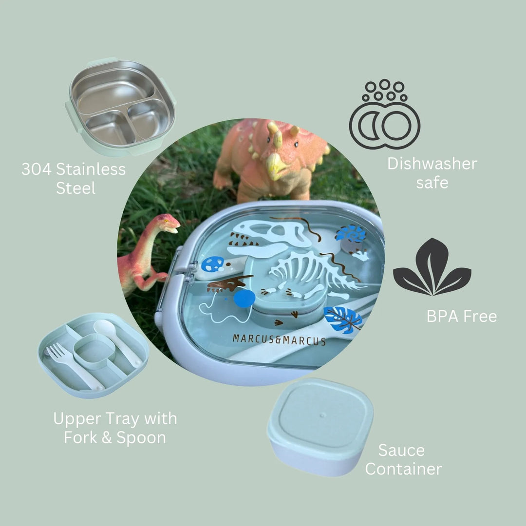 Marcus & Marcus - Stainless Steel Lunch Box (2 tier)