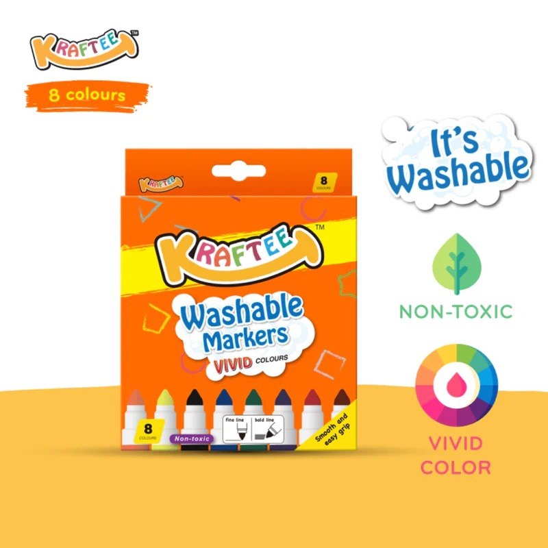 Kraftee Washable Markers