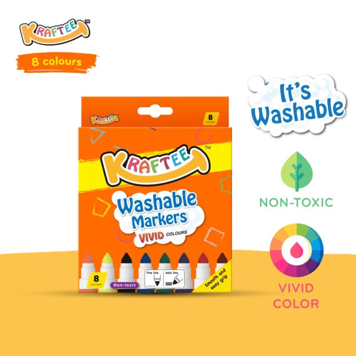 Kraftee Washable Markers