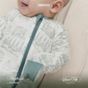 Koobicles Sleepsuit TENCEL™ "Road Trip" in Eco Mode
