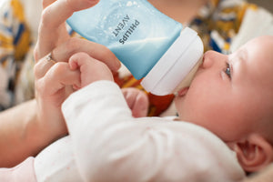 Philips Avent Natural Response PP 9Oz Bottle Blue/Pink - Single