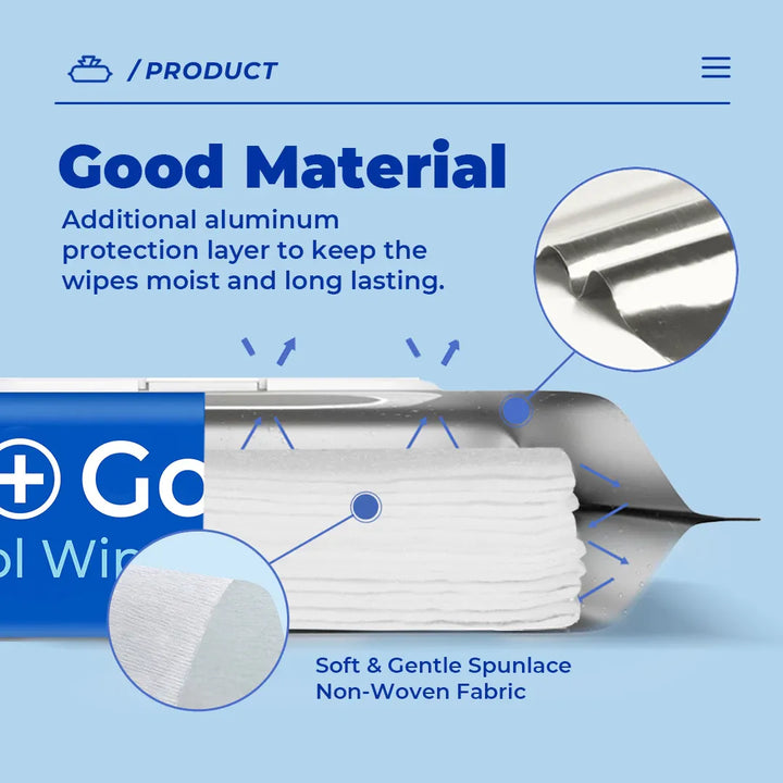 Alcean 75% Alcohol Classic Wipes