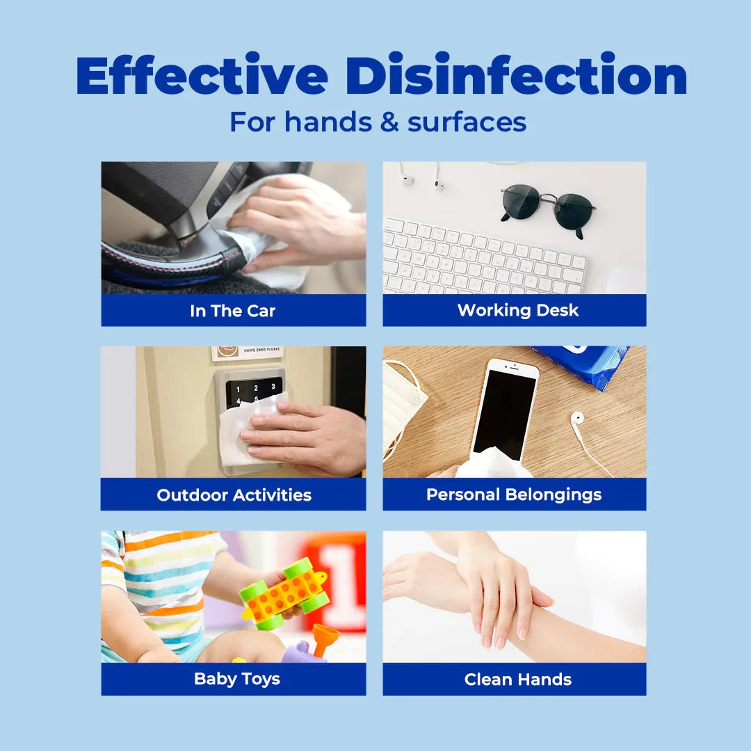 Alcean 75% Alcohol Classic Wipes