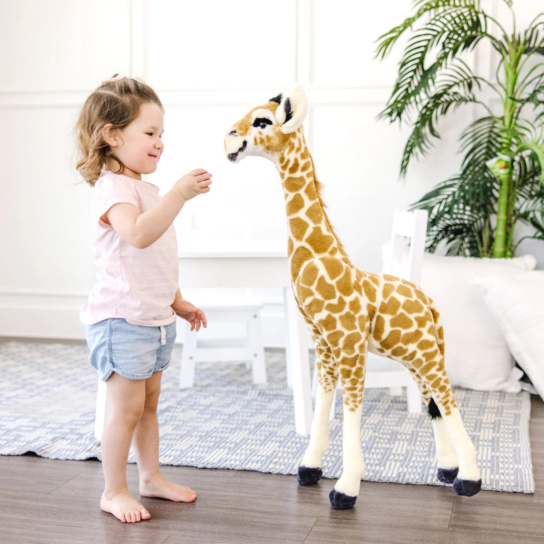 Melissa & Doug GIraffe Lifelike Plush Stuffed Animal