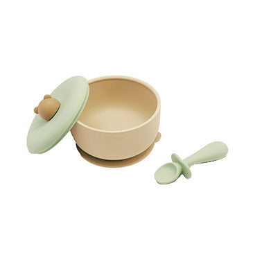 Combi Silicon Bear Tableware Gift Set