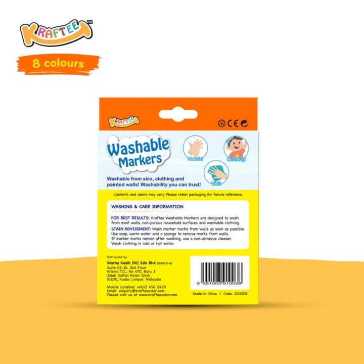 Kraftee Washable Markers