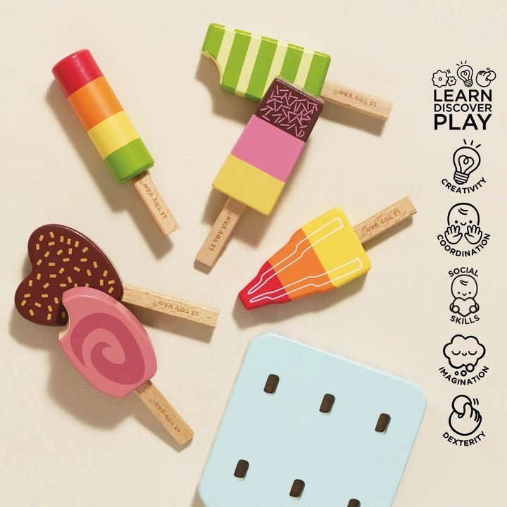 Le Toy Van Wooden Ice Lollies & Popsicles
