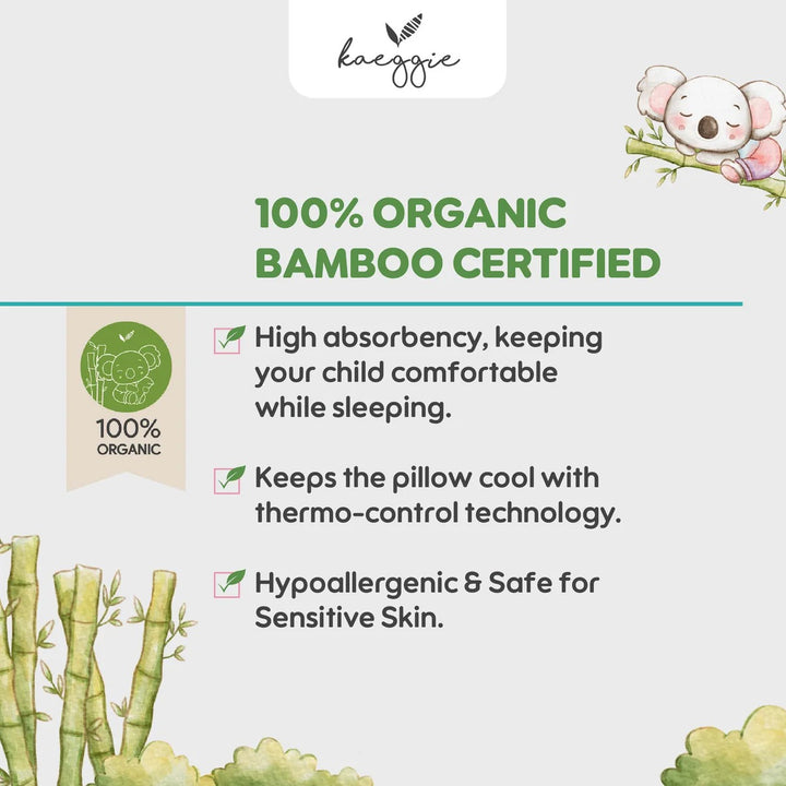 Kaeggie Organic Bamboo Pillow Dark Glow