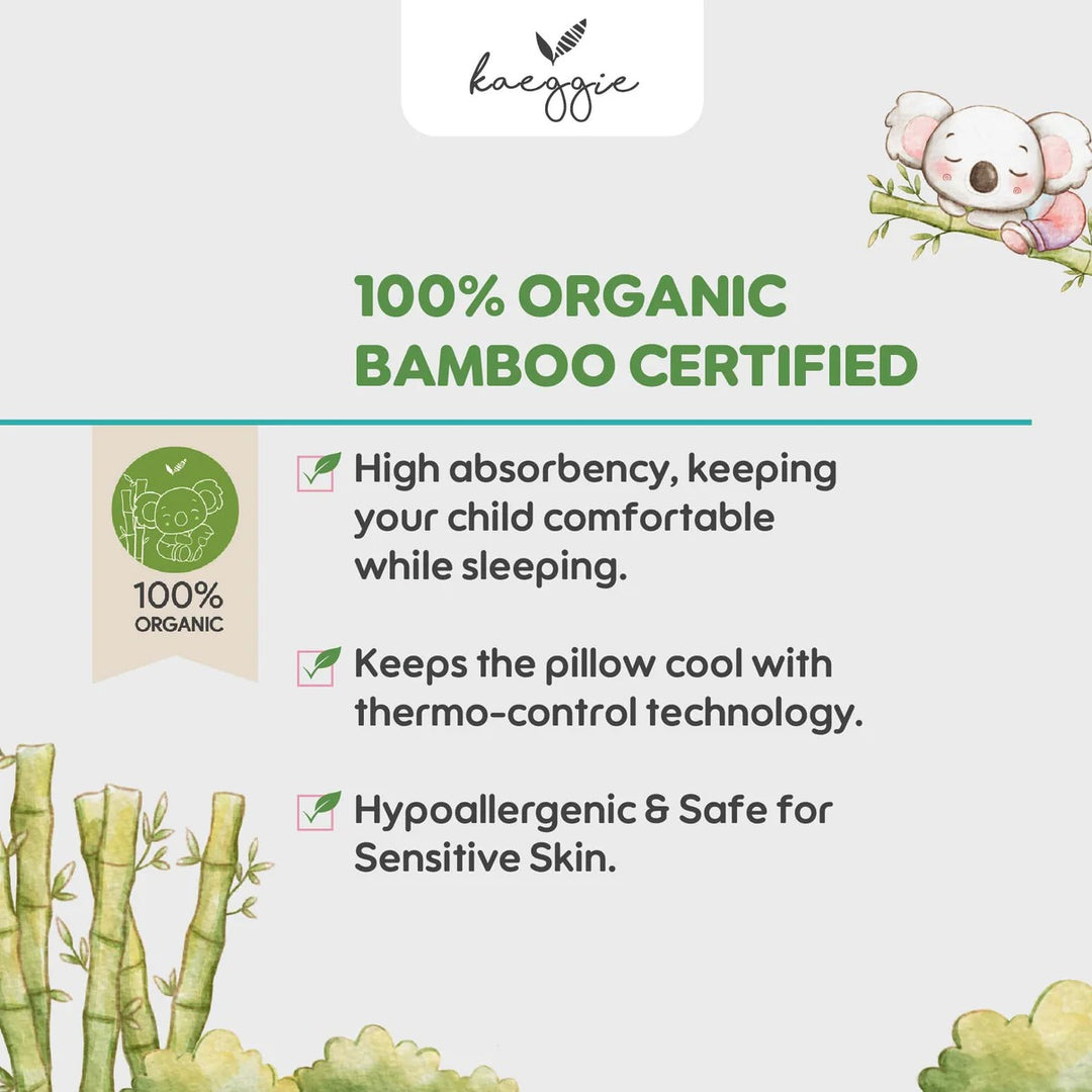 Kaeggie Organic Bamboo Hugging Pillow Dark Glow