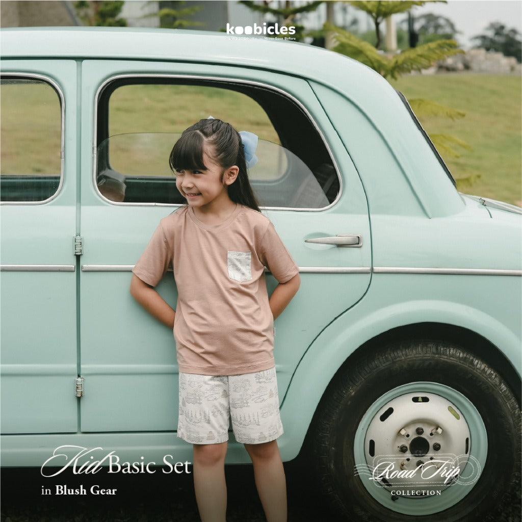 Koobicles Kid Basic Set TENCEL™ "Road Trip" in Eco Mode