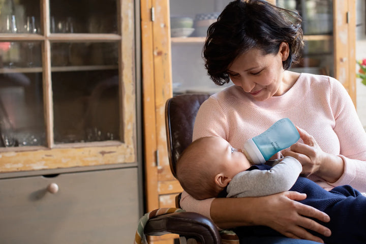 Philips Avent Natural Response PP 9Oz Bottle Blue/Pink - Single