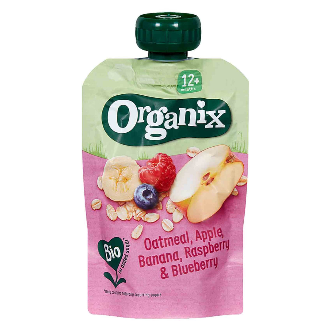 Organix Fruit Puree Baby Pouch 100g (6m+ / 12m+)