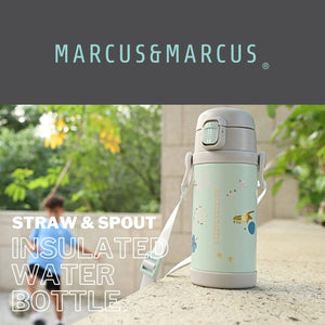Marcus & Marcus - Straw and Spout Insulated Water Bottle (350ml)