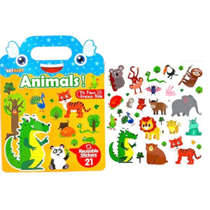ELM Keybaby My First Sticker Book (Reusable Jelly Stickers)