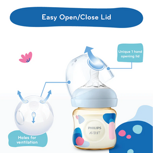 Philips Avent Natural Response Bottle PPSU, 4oz/120ML, 0M+, Single/Twin Pack