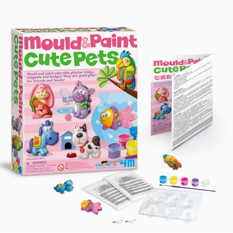 4M Mould & Paint - Cute Pets
