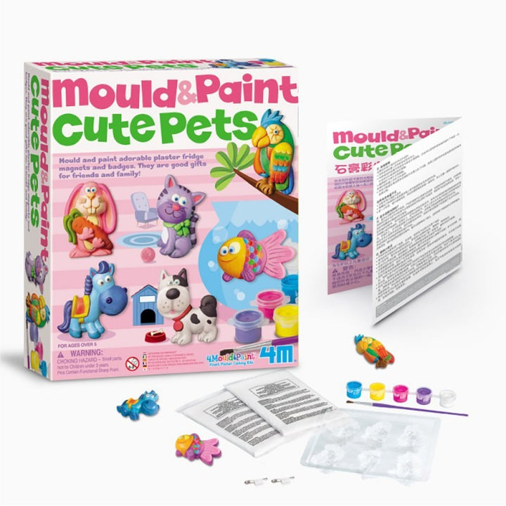 4M Mould & Paint - Cute Pets