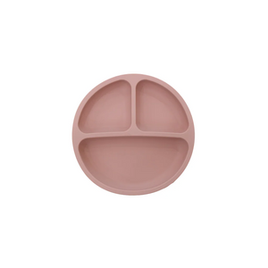 Little Rei Silicone Round Plate - Pink