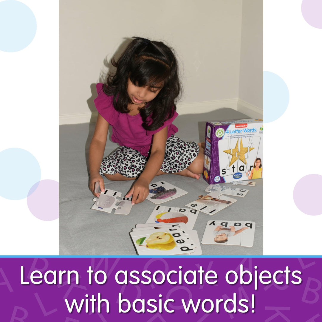 The Learning Journey Match It! 4 Letter Words