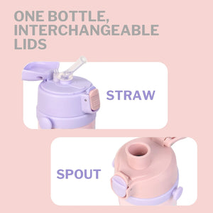 Marcus & Marcus - Straw and Spout Insulated Water Bottle (350ml)