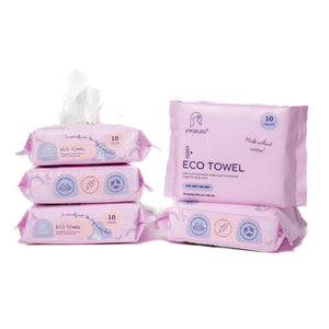 Pikalula Baby Eco Towel 10pcs Mini Pack