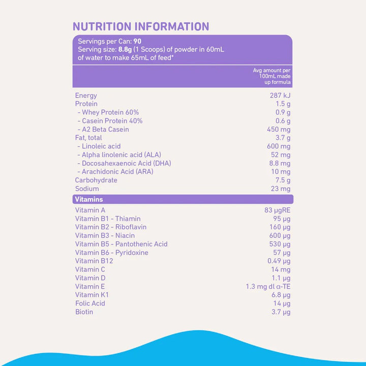 Bubs Advanced Plus+ Goat Toddler Milk Drink Stage 3, 800g (12M-18M)