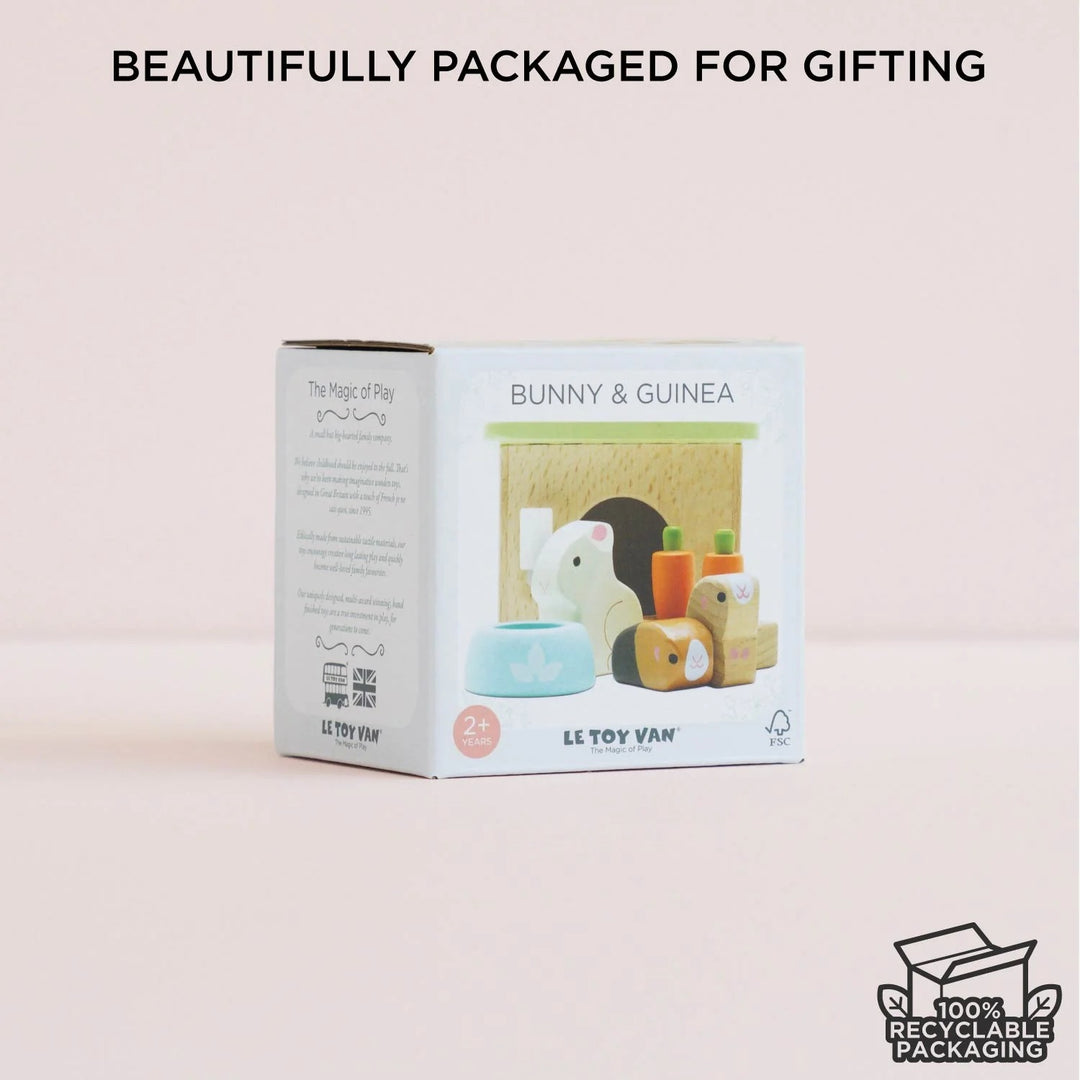 Le Toy Van Bunny & Guinea Pet Animal Set