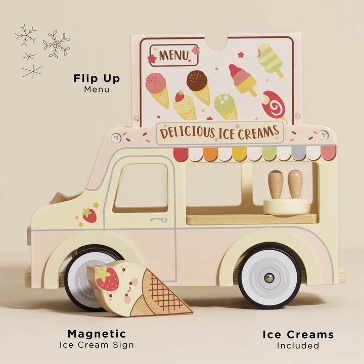Le Toy Van Wooden Ice Cream Van